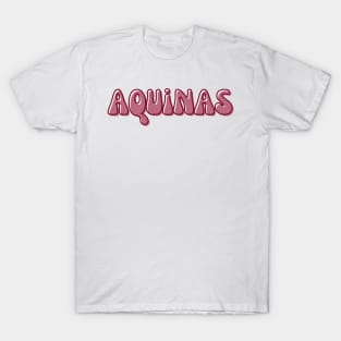 Retro Groovy Aquinas College T-Shirt